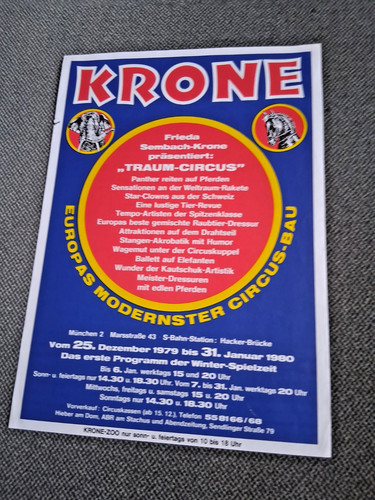 1979 plakat 48x34 circus - 1979-80,