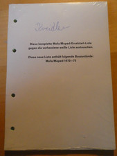 Ersatzteilliste 1970 1975 - -,