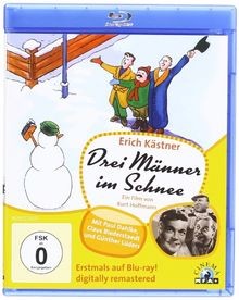 Drei männer schnee - männer, im
