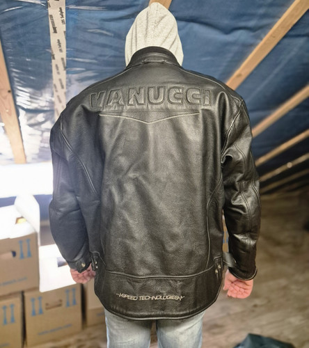 Leder motorrad jacke von - leder,