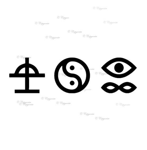 Hieroglyphen vinyl aufkleber - hieroglyphen,