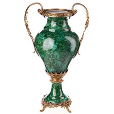 Vase aus Porzellan & Bronze