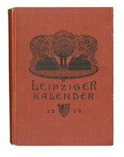 Leipziger kalender 1914 - kalender,