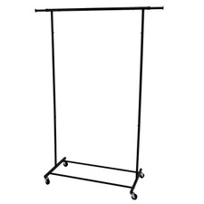 Kleiderständer Garderobenständer Kleiderstange stabil auf Rollen + Schuhregalen