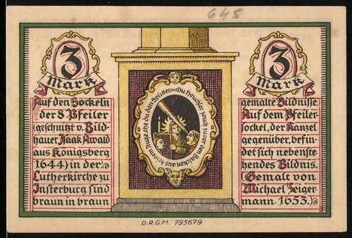 Notgeld insterburg mark - insterburg,,