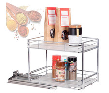 ONVAYA® Teleskop Gewürzregal Groß Doppel - B-Ware