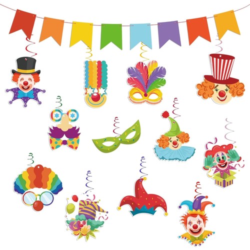 Karneval deko set girlande - deko,