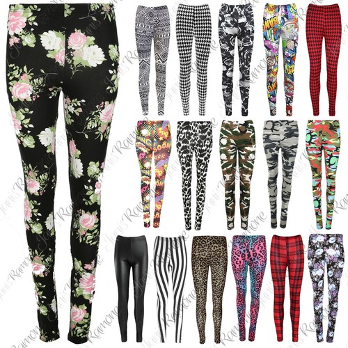 Mädchen bedruckte leggings - mädchen,