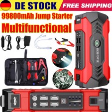 28000mAh Auto KFZ Starthilfe 800A Jump Starter Ladegerät Booster Powerbank 12V.