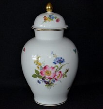 Deckelvase - bunte Blume 28 cm aus der Manufaktur Fürstenberg