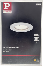 Paulmann 3er Set Einbaustrahler Paulmann 3x4,5W LED Warm weiß NEU R851