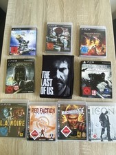 PS3 PlayStation Spiele Games Sammlung Konvolut The Last Of Us Joel Edition + 10 