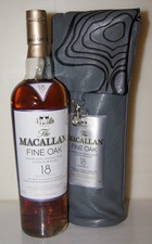 MACALLAN 18y FINE OAK 43% Bourbon + Sherry oak casks, in Ledersack 0.7L (W02)