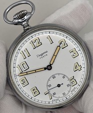 Vintage Dugena Festa Taschenuhr Handaufzug Swiss Made mit kleiner Sekunde
