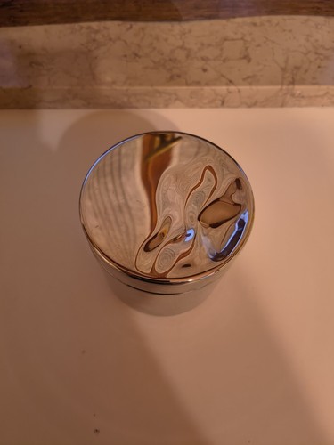 Alessi edelstahldose poliert - -,