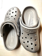Sandalen-Damen CROCS,  neu, Classic, Silber glänzend, US 6 / E 36,5,