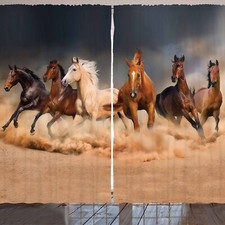 Pferd Rustikale Gardine Equine