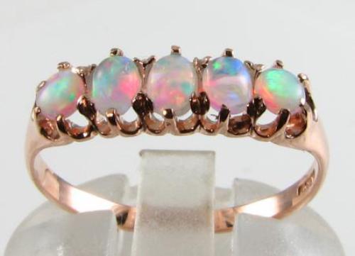 9kt roségold opal - 9k,