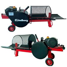 Turbo Holzspalter Steckdose 66 kg robust Sicherheitsgitter Strom Brennholz Räder