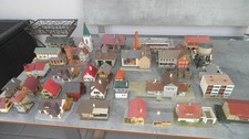 Faller, Kibri u.a. HO Mega-Konvolut Modellbahn - Häuser, Bahnhof, f. Bastler