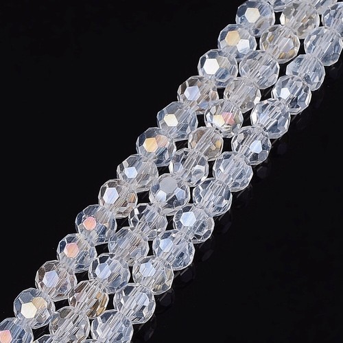 100x glasperlen 4mm irisierend - 4mm,