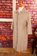 Claude Arielle Leinen Hemdkleid beige Sommerkleid Knopfleiste S