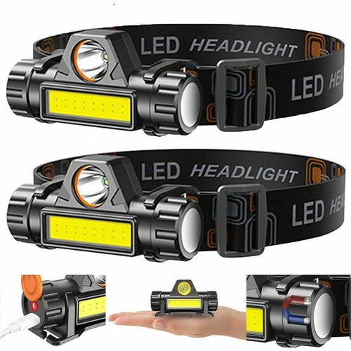 Led stirnlampe super hell - 2x,