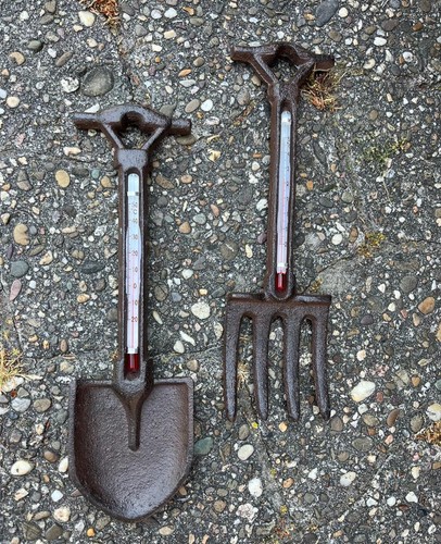 Thermometer spaten oder - spaten,
