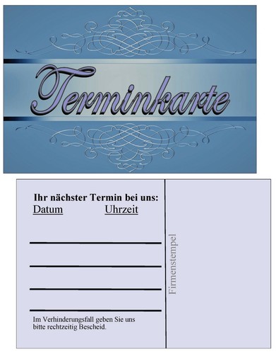 Terminkarten neutral uni arzt - terminkarten,