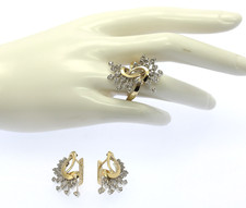 Schmuckset ring ohrstecker - ♦,
