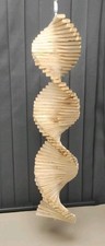 Unikat Holz Windspirale 86 cm Handgefertigt Gartendeko