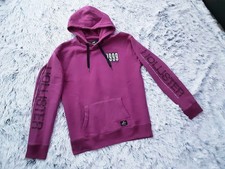 HOLLISTER Hoodie Kapuzenpullover Logo-Aufdruck Damen beere Gr. M