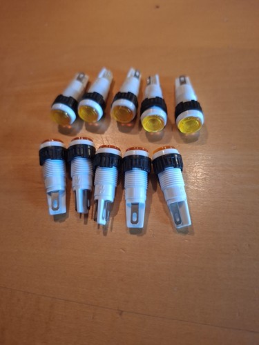 10x rafi signalleuchte orange - 10x,