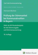 Prüfung der Stimmzettel bei