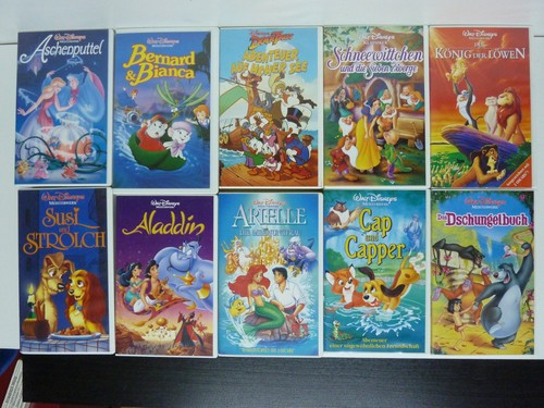 Vhs kassetten walt disneys - vhs, kassetten,
