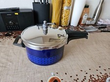 Silit Sicomatic Emaille Schnellkochtopf Blau - Ø 22cm - 5L - Induktion