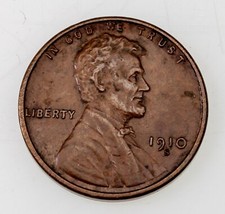 1910-S 1C Lincoln Cent IN XF +