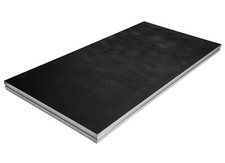 StageDex SM-DL-B BasicLine Bühnenpodest, SILBER, 200x100cm, Plywood, schwarz lac