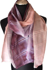 Schal Damen Seide Crepe