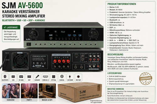 Sjm 5600 karaoke - av-5600,