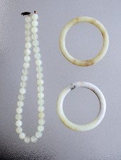 jade kette + armreifen