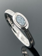 RING GR. 19 (CA. 60) AUS 950/-PLATIN  / OSMIUM  FACETTENREICH  SCHMUCKJAGD