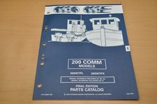 OMC  Evinrude 200 Comm   Models Boots Motor Parts Book Ersatzteilliste 1992
