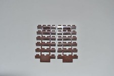 LEGO 2 x Treppe Leiter rotbraun Reddish Brown Stairs 7x4x6 Straight Open 30134