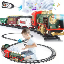 Elektrischer Zug Schienen Spielzeug Dampflokomotive Kinder Geschenk Xmas DHL