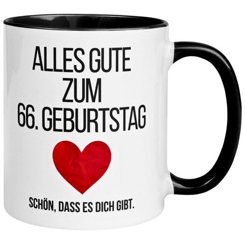 Tasse geburtstag mann - 66.,