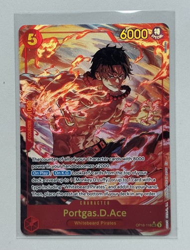 One piece tcg portgas ace - piece,