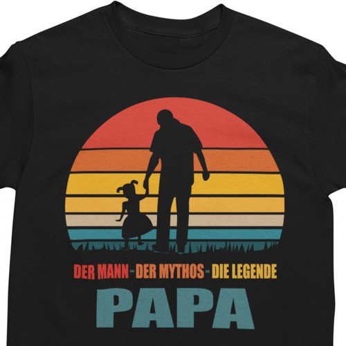 Herren shirt papa der - herren, mann