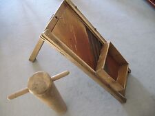 alter Krauthobel - Restaurant Deko -  Gasthof Deko -Schlitten  Stampfer 4 Messer