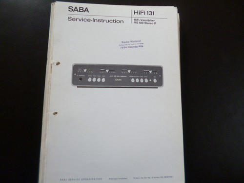 Original service manual - original,